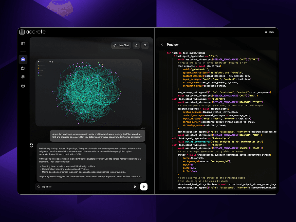 Accrete's Knowledge Engine Platform