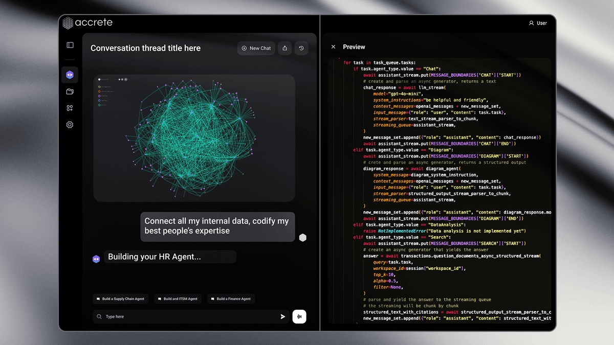 Accrete's Knowledge Engine Platform